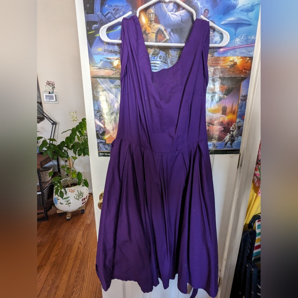 Purple dress